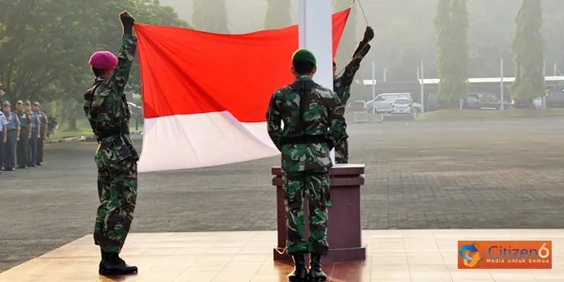 Upacara Bendera Mabes TNI dan PNS 