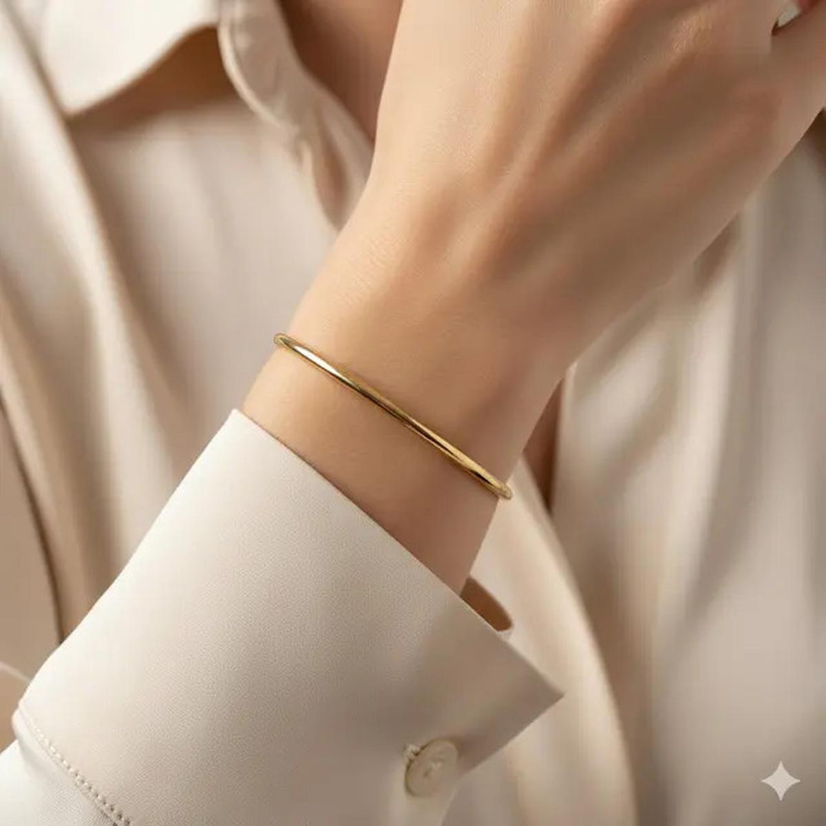 8 Model Gelang Emas 1 Gram 18K Terbaru 2025 yang Simple dan Cantik, Cocok untuk Gaya Sehari-hari