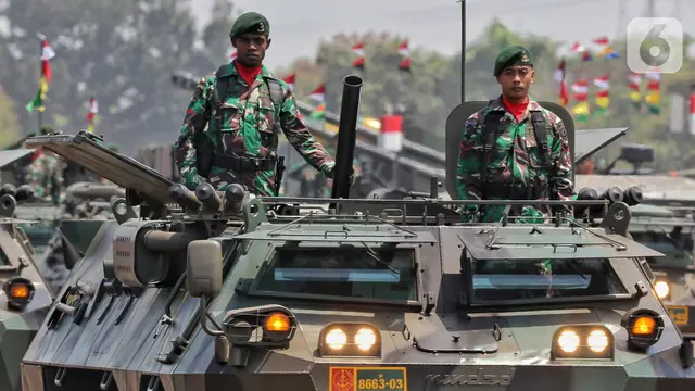 Deretan Alutsista Dipamerkan di HUT ke-74 TNI