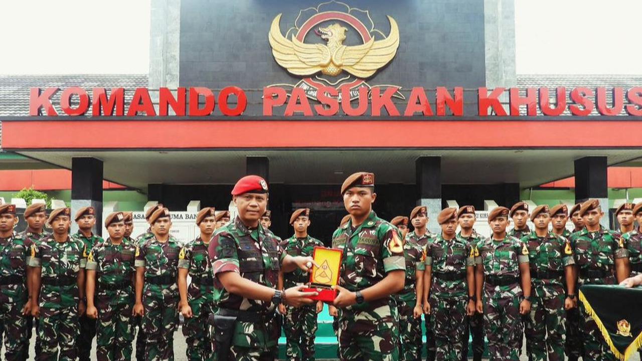 Potret Kolonel Wahyo Yuniartoto di Markas Kopassus, Beri Pesan Taruna yang Bakal Digembleng di Lembah Tidar