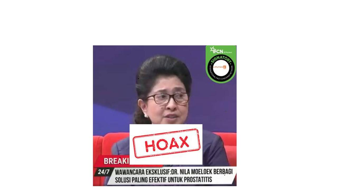 Cek fakta mantan Menkes Nila Moeloek promosikan obat prostat