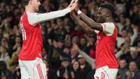 Update Cedera Pemain Arsenal: Bukayo Saka dan Declan Rice Siap Tempur, Gabriel Martinelli dan William Saliba Menepi