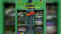 Brawijaya Fair 2015 berlangsung pada 2-6 Desember 2015 di Surabaya, Jawa Timur. (Liputan6.com/Dhimas Prasaja)