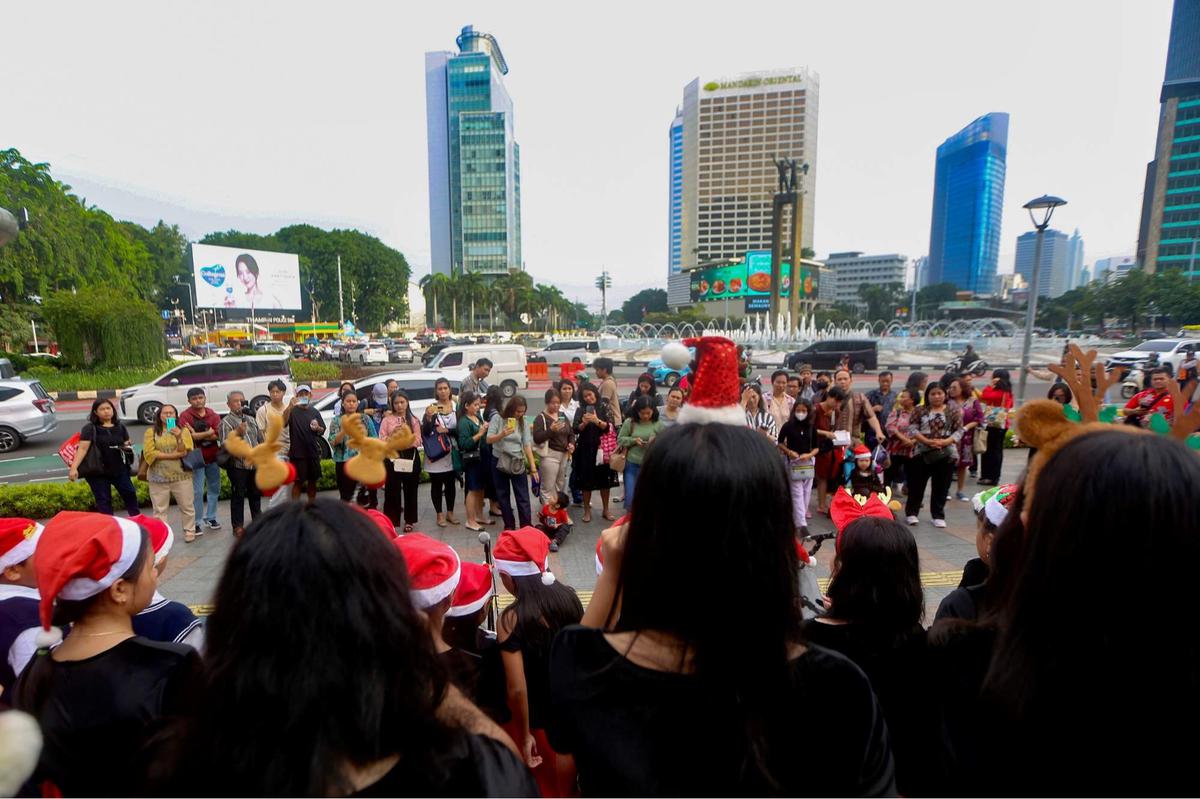 Semarak Christmas Carol Sambut Perayaan Natal di Jakarta