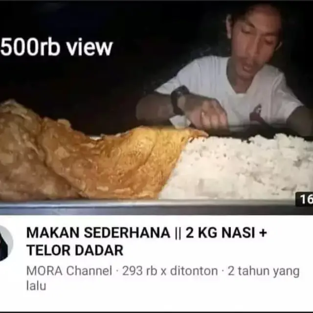 6 Judul Konten Mukbang di YouTube Ini Kocak, Tetap Ditonton Meski Nyeleneh