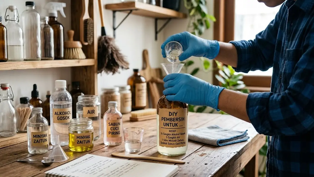 DIY Semprotan untuk Menghilangkan Debu