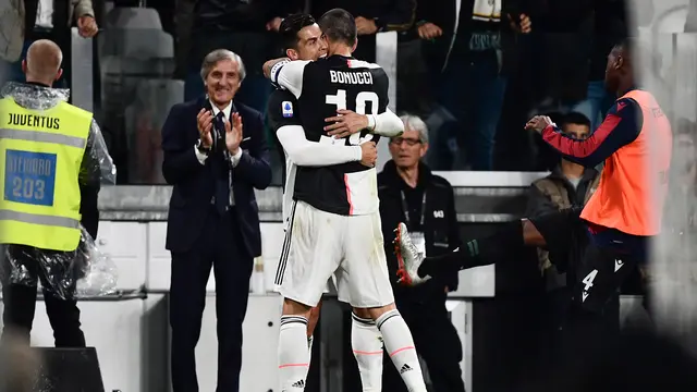 Cristiano Ronaldo Tambah Pundi Gol Juventus Atasi Perlawanan Bologna