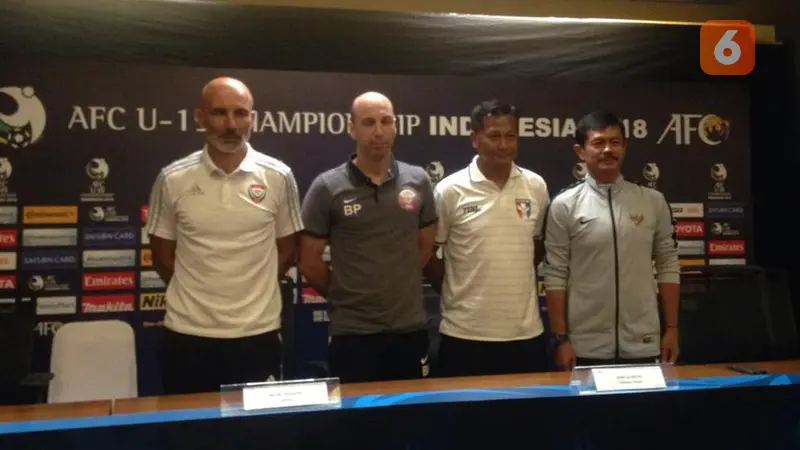 Konferensi Pers Grup A Piala AFC U-19 2018