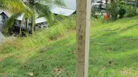 Tugu peringatan di Kampung Puay yang dibangun oleh pemerintah jepang (Dok foto: Hari Suroto/balai arkeologi Papua)