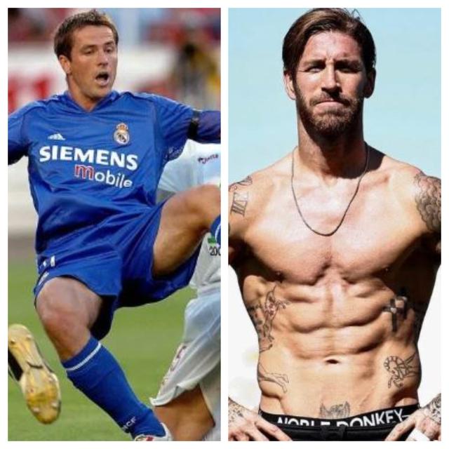 Transformasi tubuh Sergio Ramos, sumber Instagram