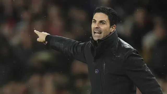 Manajer Arsenal Mikel Arteta. (c) AP Photo/Kirsty Wigglesworth