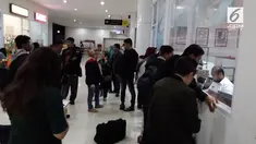 Setelah pesawat Lion Air tergelincir di Gorontalo, imbasnya ratusan calon penumpang di bandara Jalaludin, Gorontalo gagal terbang karena bandara ditutup.