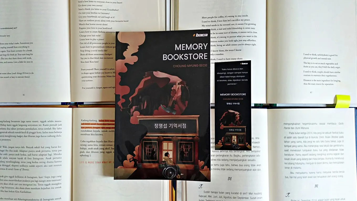 Review Buku Novel Memory Bookstore Lifestyle