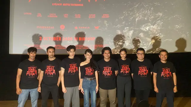 Para Pemain Film Rest Area. (M Altaf Jauhar/  LIputan6.com)