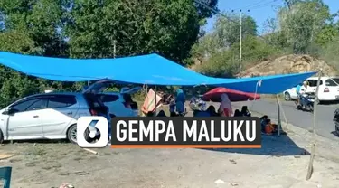 Gempa magnitudo 7,1 di Maluku Utara dan sekitarnya memicu warga Minahasa Utara mengungsi. Mereka bertahan di dataran tinggi karena khawatir gempa susulan.