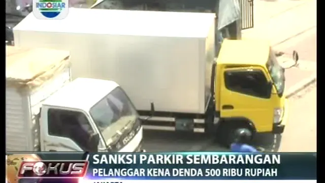 Sanksi Parkir Sembarangan, Pelanggar Kena Denda Rp 500 Ribu