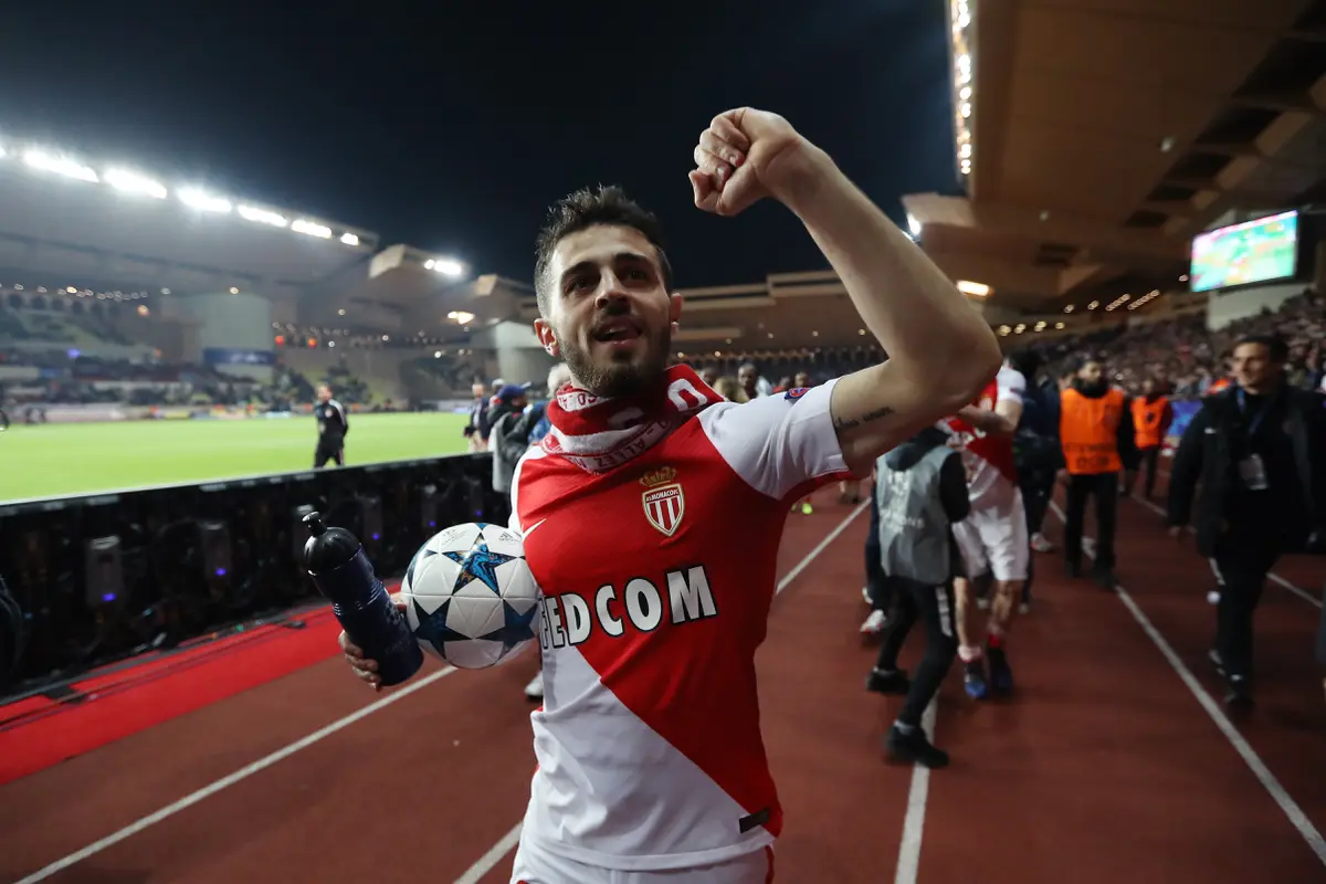 Bernardo Silva adalah salah satu pemain yang meninggalkan AS Monaco pada bursa transfer musim panas ini. (AFP/Valery Hache)