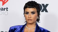 Demi Lovato terlihat tiba di iHeartRadio Music Awards 2021 pada 27 Mei 2021 di Los Angeles, California. (EMMA MCINTYRE / GETTY IMAGES NORTH AMERICA / GETTY IMAGES VIA AFP)