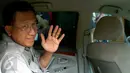 Jaksa Muda Pidana Khusus Kejagung, Widyopramono usai mengikuti sidang putusan praperadilan di PN Jaksel, Selasa (29/9).  PT. VSI memenangkan gugatan praperadilan melawan Kejagung dalam perkara penggeledahan 12 Agustus lalu. (Liputan6.com/Yoppy Renato)