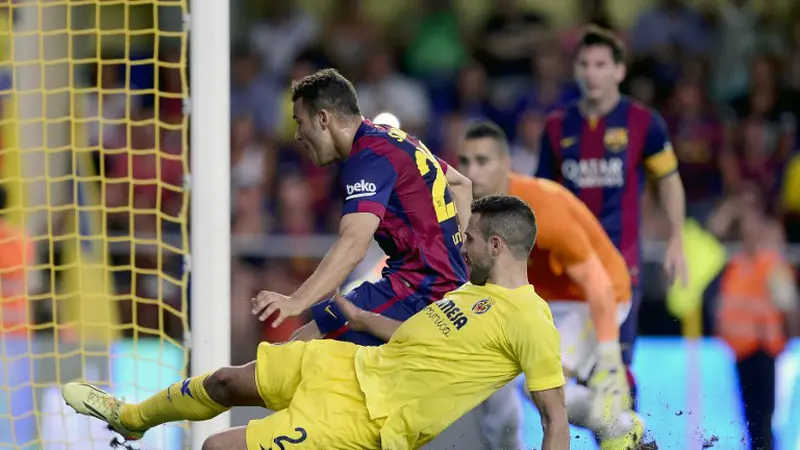 Gol Sandro Ramirez pemain muda Barcelona