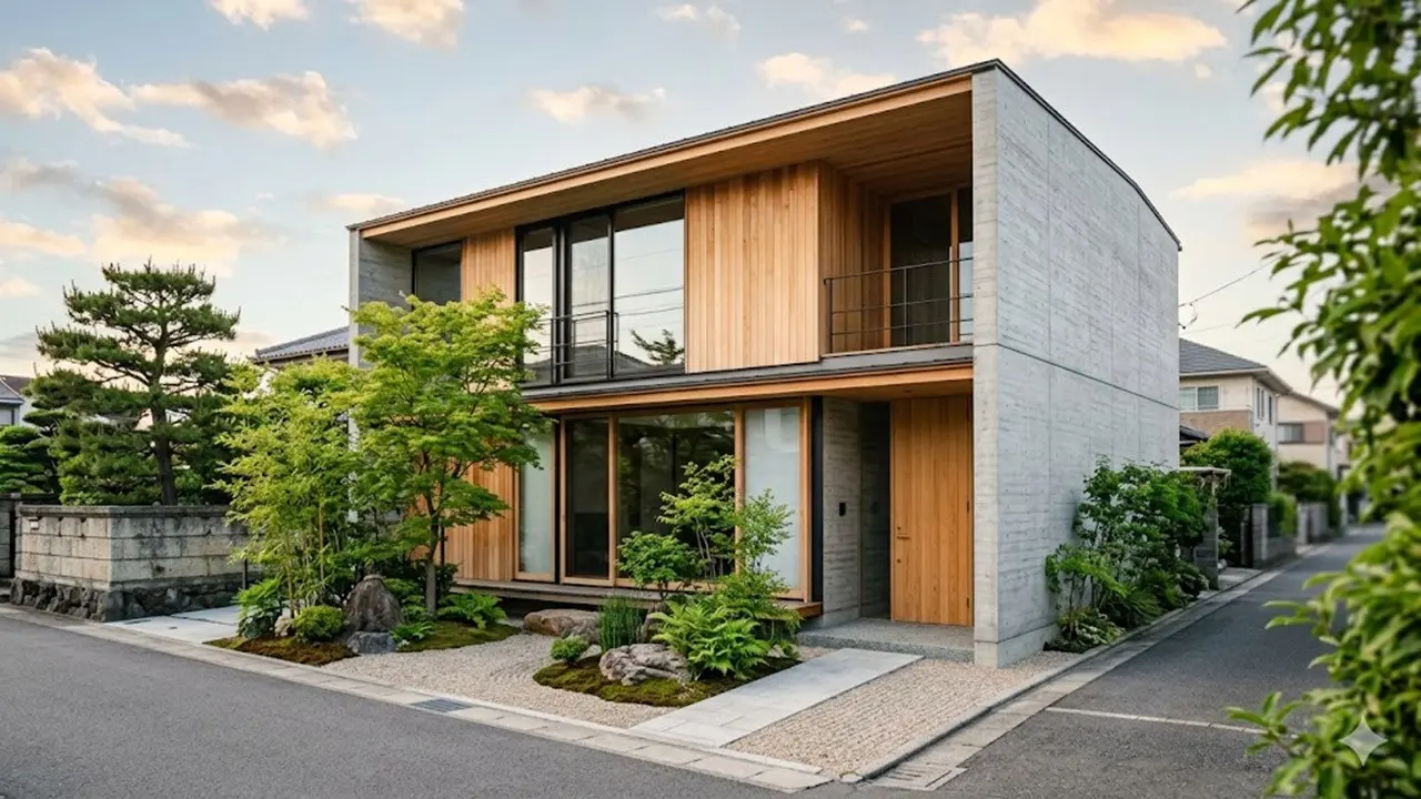 Model Rumah Kotak Ala Jepang