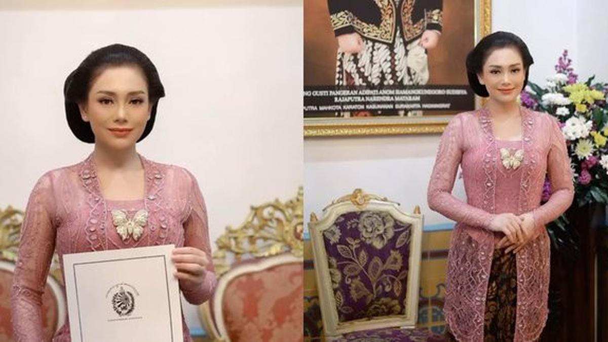 Dapat Gelar Bangsawan dari Keraton Surakarta, Celine Evangelista Tampil Anggun dengan Nama Baru