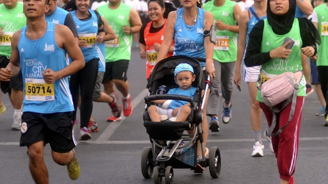 Begini ramainya Jakarta Marathon dengan 15.000 peserta