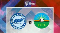 Piala AFF - Singapura Vs Timor Leste (Bola.com/Adreanus Titus)
