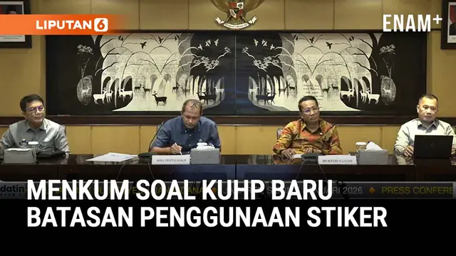 Menkum Bicara Batasan Penggunaan Stiker Bisa Dijerat Pidana di KUHP Baru