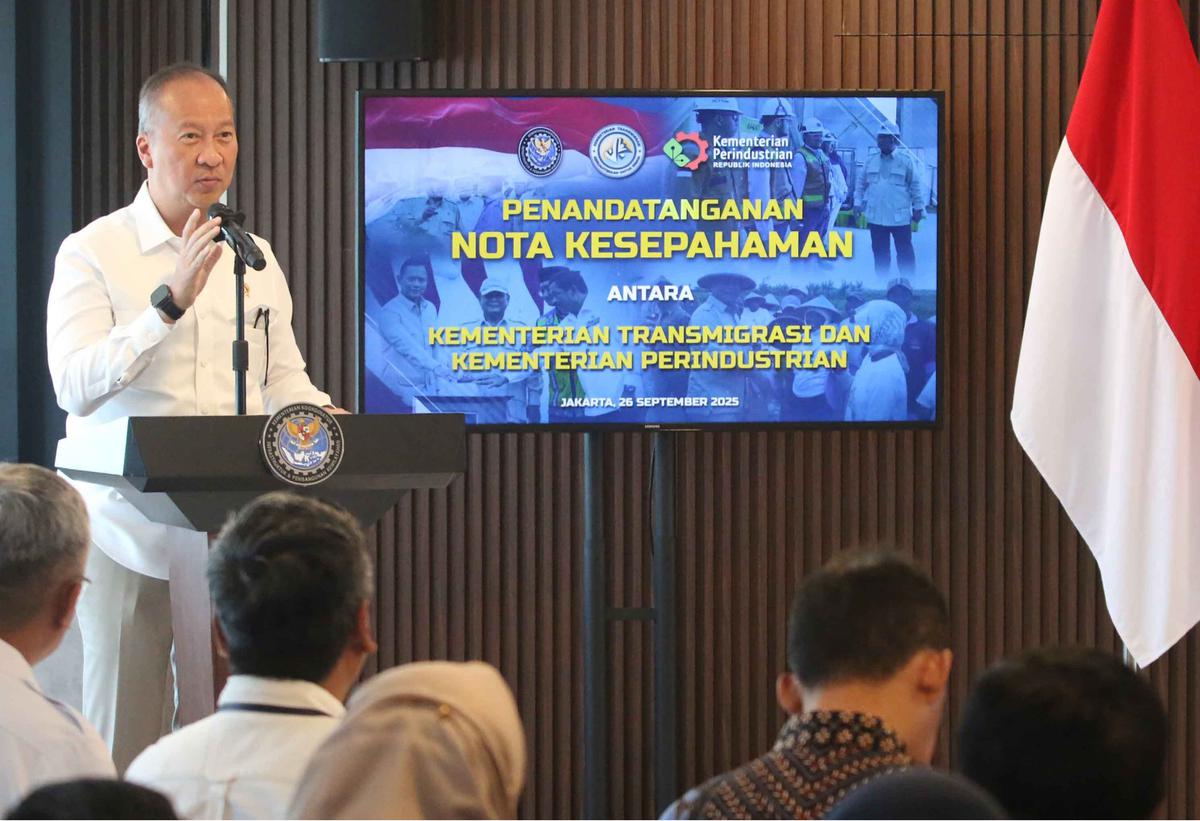 FOTO: MoU Kementrian Transmigrasi–Kementrian Perindustri, Dorong Pusat Pertumbuhan Ekonomi Baru di Daerah