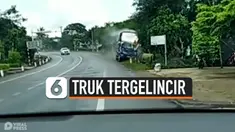 TRUK TERGELINCIR