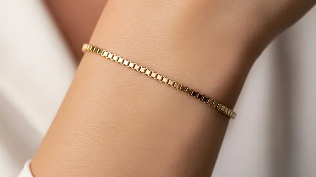 Gelang Rantai Box Minimalis