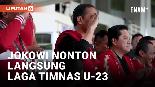 VIDEO: Jokowi Beri Hormat ke Pemain Timnas U-23