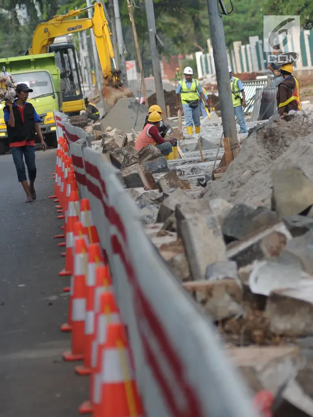 Jelang Asian Games 2018, Pedestrian Sekitar Kawasan GBK Terus Ditata