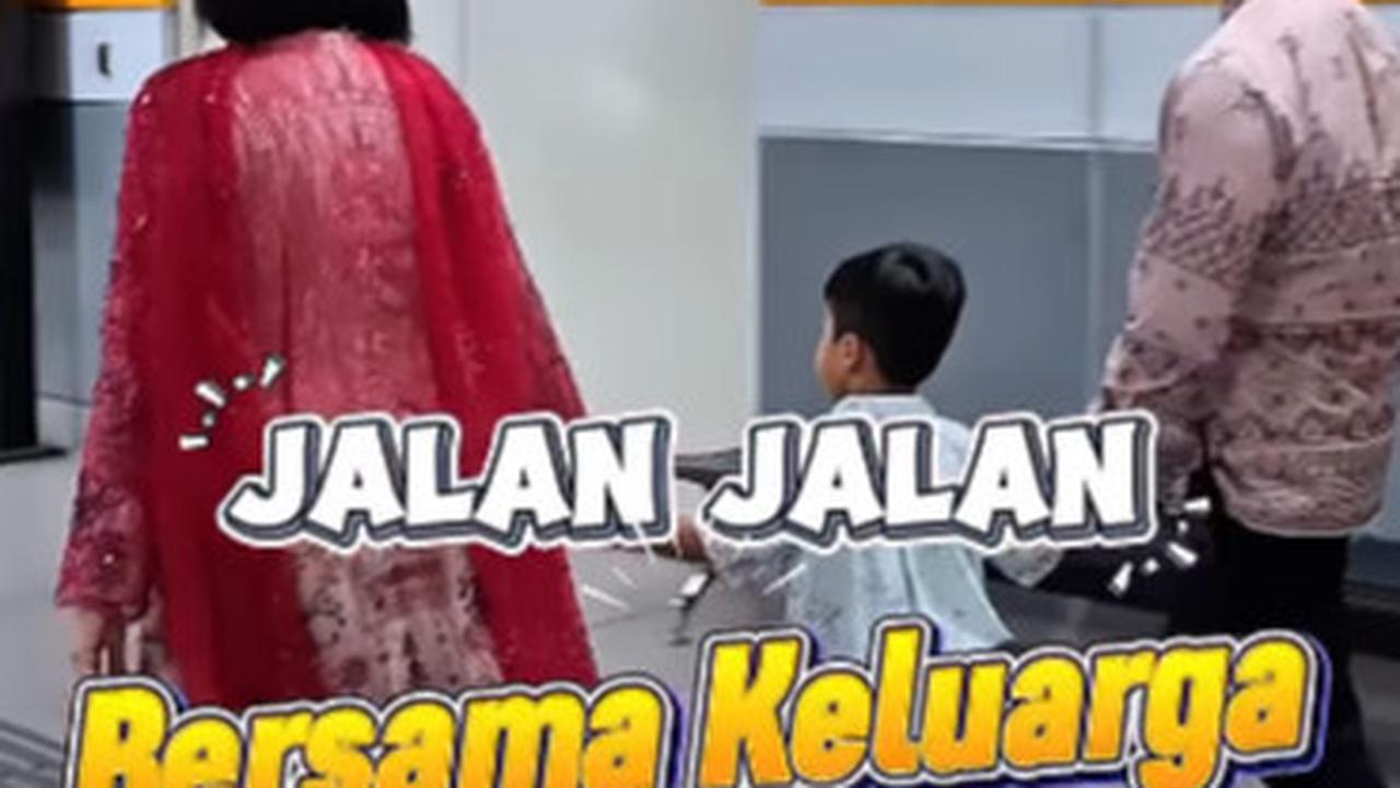 Mantan Panglima TNI Ajak Jalan-Jalan Cucu Naik MRT