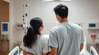 Suami Kudu Bawa Istri Saat Hendak Vasektomi, Alasannya? Foto dibuat oleh AI.