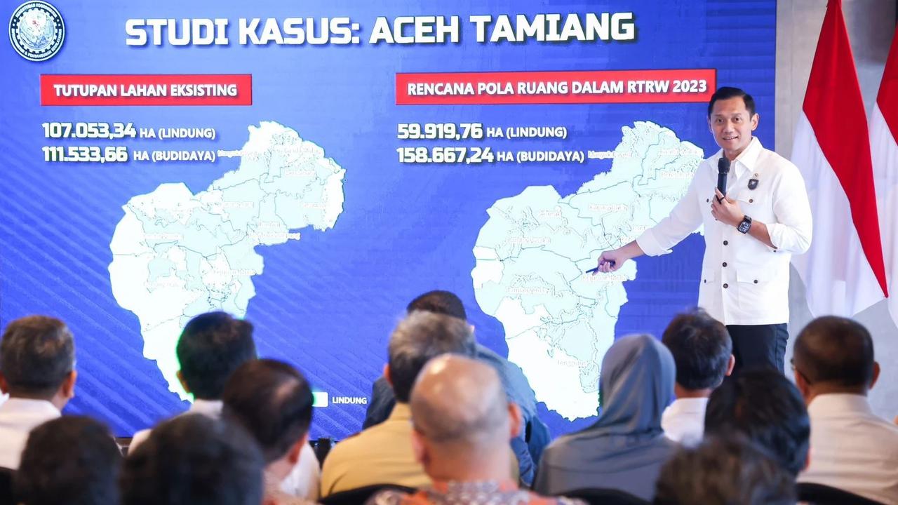 FOTO: AHY Dorong Tata Ruang Jadi Fondasi Pembangunan Berkelanjutan