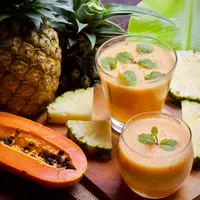 ilustrasi resep jus pepaya nanas/Junjira Konsang/Shutterstock