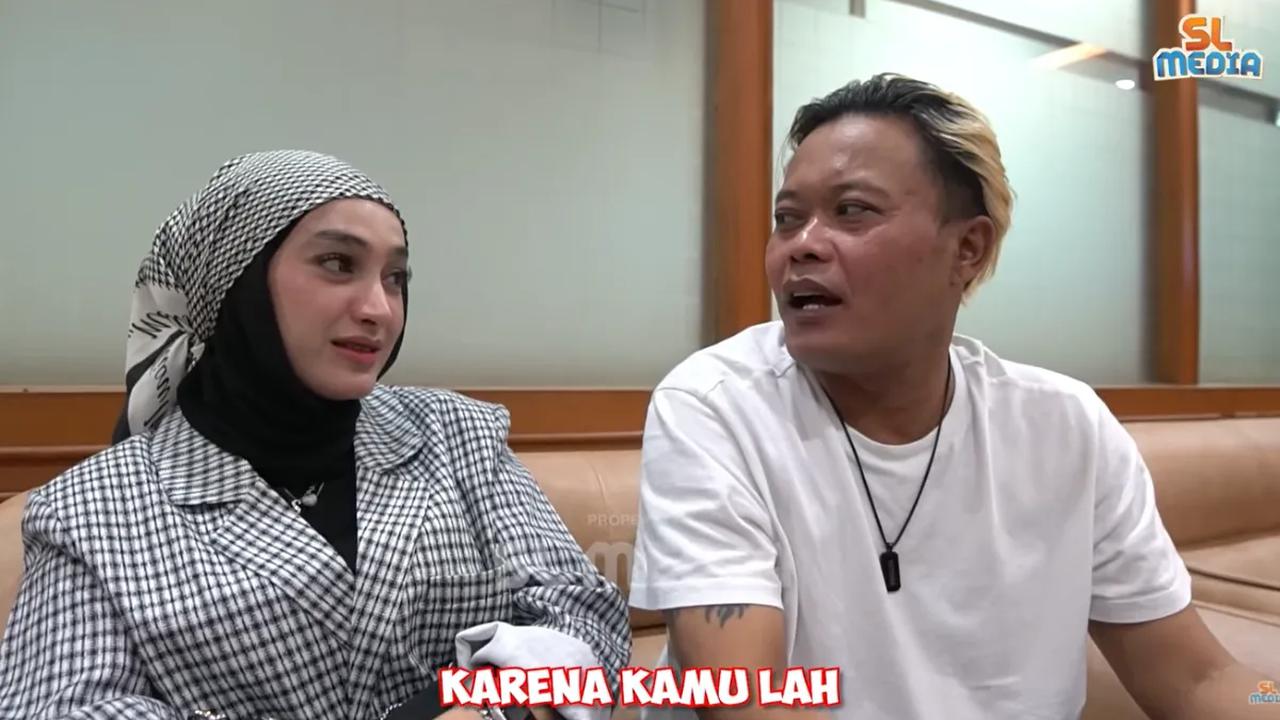 Di depan Santyka Fauziah, Sule mengaku jika dirinya makin semangat syuting saat ditemani Santyka Fauziah.<br>