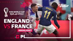 Berita video highlights Piala Dunia 2022 pertandingan antara Inggris melawan Prancis di babak perempat final Piala Dunia 2022, Minggu (11/12/2020).