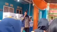 Viral video diduga salah satu petugas TPS di Palembang saat mengumumkan jika tidak ada surat suara dan kotak suara untuk pemilihan caleg DPRD Palembang (Dok. tangkapan layar Instagram @palembangsekilasinfo / Nefri Inge)