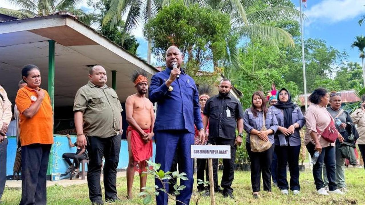 Gubernur Papua Barat Apresiasi Aksi Tanam 1.000 Pohon di Hari Pers Nasional 2026