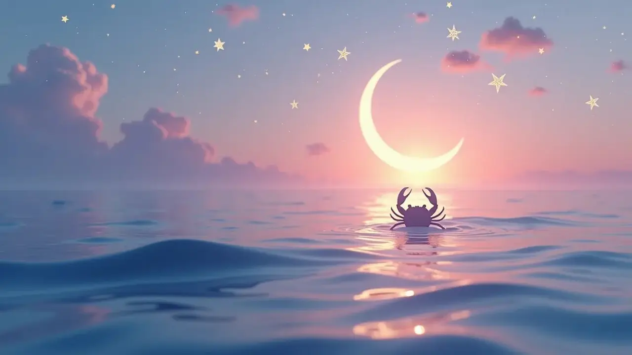 logo zodiak cancer (sumber: AI generated)