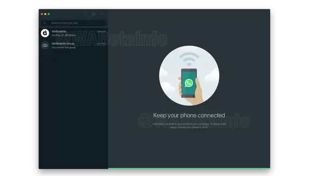 WhatsApp dark mode