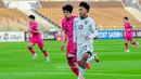 Korea Selatan terus menekan pertahanan Indonesia. Namun Garuda Muda benar-benar tampil disiplin untuk membendung serangan lawan hingga waktu pertandingan usai. (Dok PSSI)