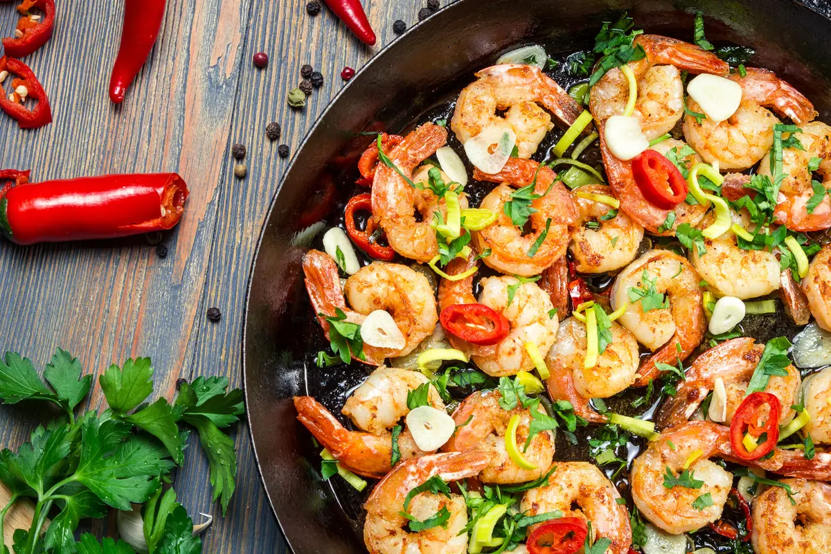 tumis udang