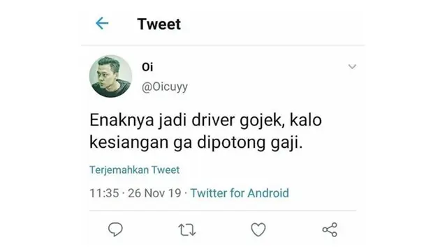 Status Lucu Soal Pekerjaan Idaman di Media Sosial Ini Bikin Ketawa Geli