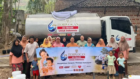 Dampak El Niño Picu Risiko Kekeringan, Tempo Scan Group Bergerak Salurkan Air Bersih ke 80 Titik di Jawa dan Sumatera