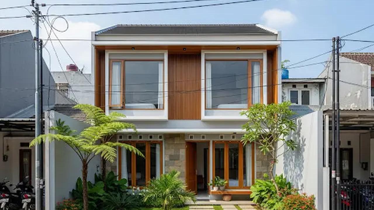 Rumah 5x10 dengan 2 Kamar Tidur/Rumah Sederhana 5x10 Meter (Sumber: gemini.com)