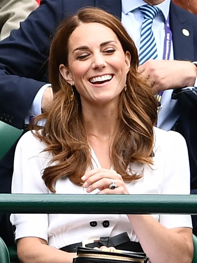Pesona Kate Middleton Saat Nonton Tenis Wimbledon 2019